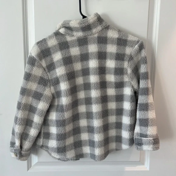 Art Class Plaid Shacket - Girls S 6/6X - Picture 5 of 5